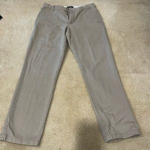 Men’s Chaps flat front khakis.
